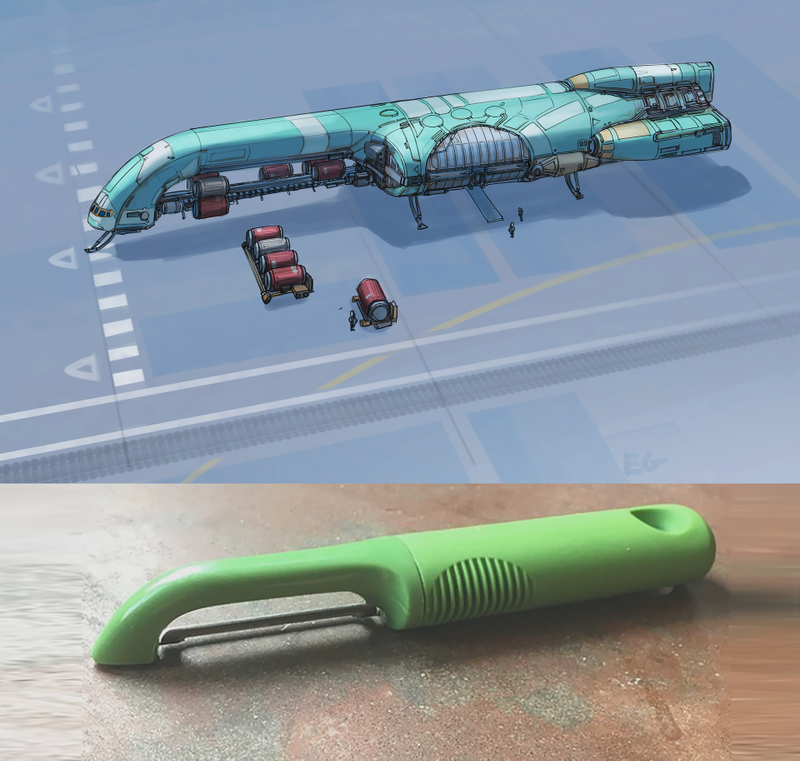 Illustration for article titled Artist Turns Household Objects Into Cool Spaceships